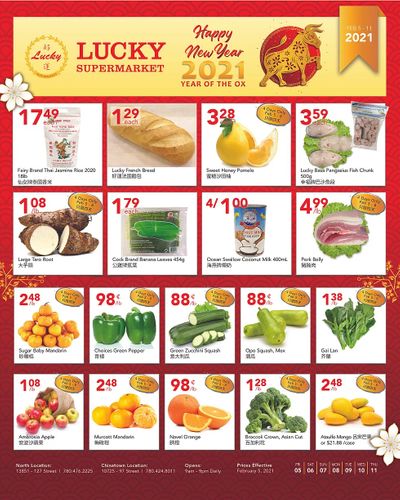 Lucky Supermarket (Edmonton) Flyer February 5 to 11