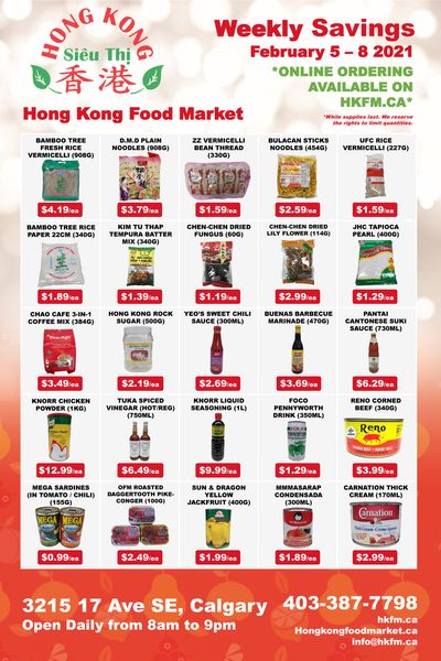 Hong Kong Food Market Flyer February 5 to 8
