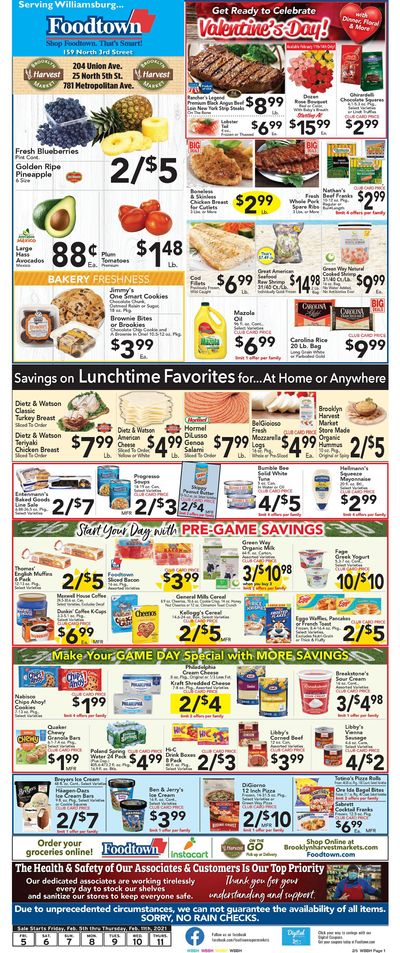 Brooklyn Harvest Market Valentine's Day Sale Weekly Ad Flyer February 5 to February 11, 2021