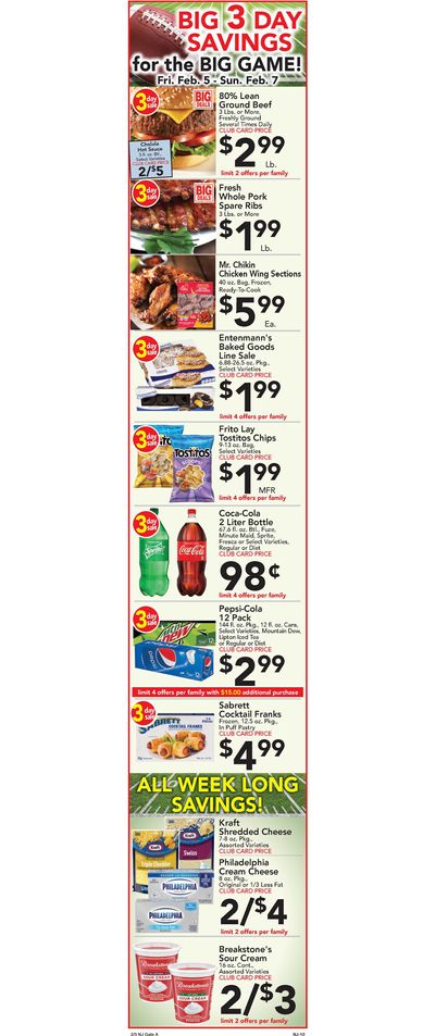Foodtown Big Game Day Sale Weekly Ad Flyer February 5 to February 11, 2021