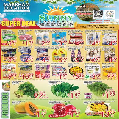 Sunny Foodmart (Markham) Flyer February 5 to 11