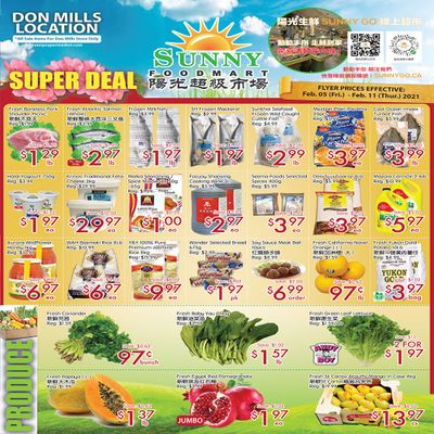 Sunny Foodmart (Don Mills) Flyer February 5 to 11