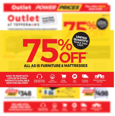 Outlet at Tepperman's Flyer February 5 to 11