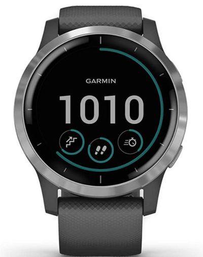 Garmin Vivoactive 4, GPS Smartwatch, Features Music, Body Energy Monitoring, Animated Workouts, Pulse Ox Sensors and More, Black For $299.99 At Amazon Canada
