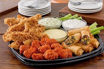 Customize a Chili's Triple Dipper Party Platter and Get a Free Platter of Chips & Salsa This Weekend Only