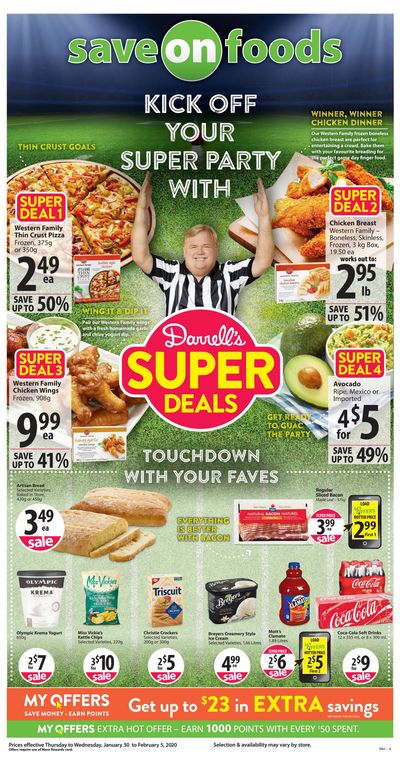 Save on Foods (BC) Flyer January 30 to February 5