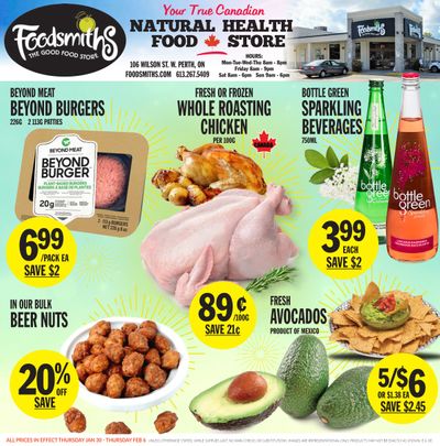 Foodsmiths Flyer January 30 to February 6