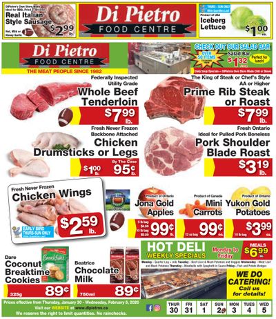 Di Pietro Food Centre Flyer January 30 to February 5