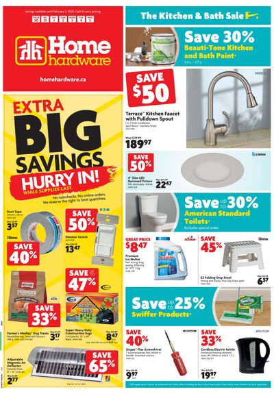 Home Hardware (BC) Flyer January 30 to February 5