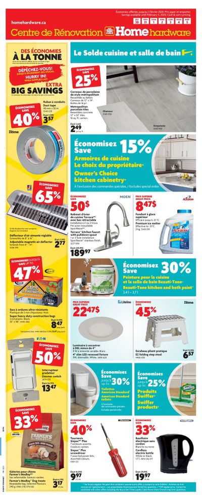 Home Hardware Building Centre (QC) Flyer January 30 to February 5