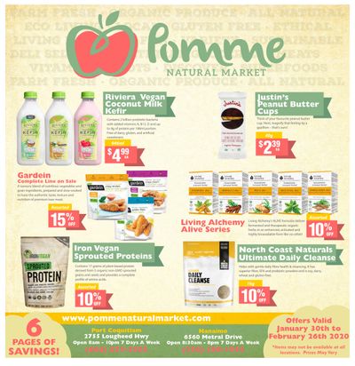 Pomme Natural Market Monthly Flyer January 30 to February 26