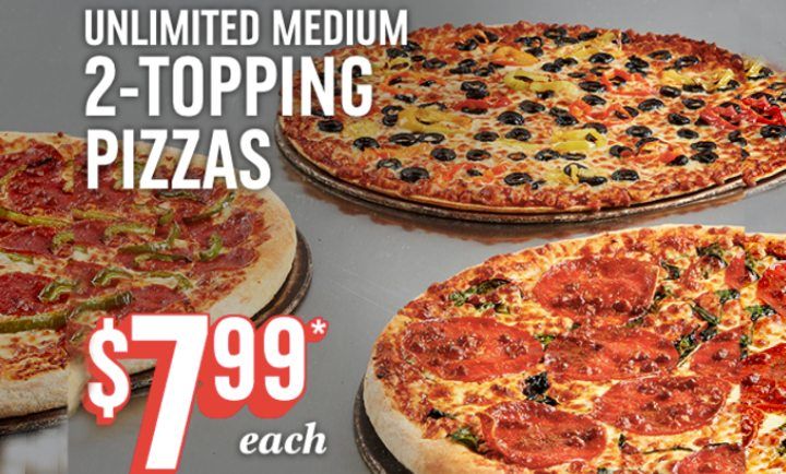 Unlimited Two Topping at Domino's Pizza