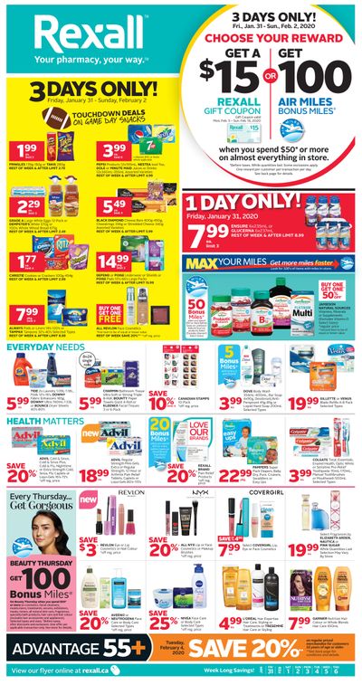 Rexall (West) Flyer January 31 to February 6