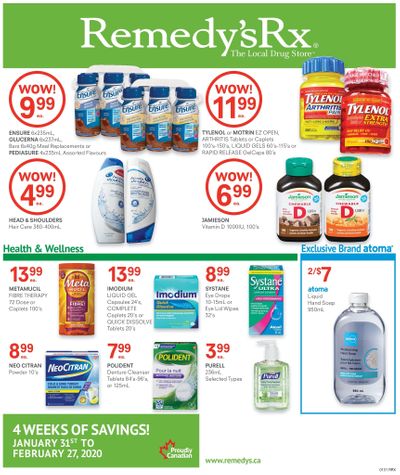 Remedy's RX Flyer January 31 to February 27
