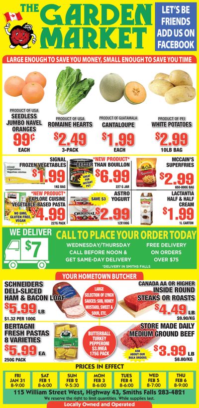 The Garden Market Flyer January 31 to February 6