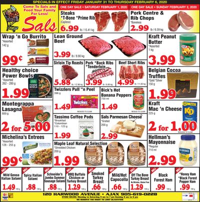 Sal's Grocery Flyer January 31 to February 6