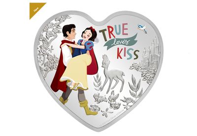 Royal Canadian Mint New Coins: Disney Love Pure Silver Heart-Shaped Coin + Love is Precious Pure Silver Coin