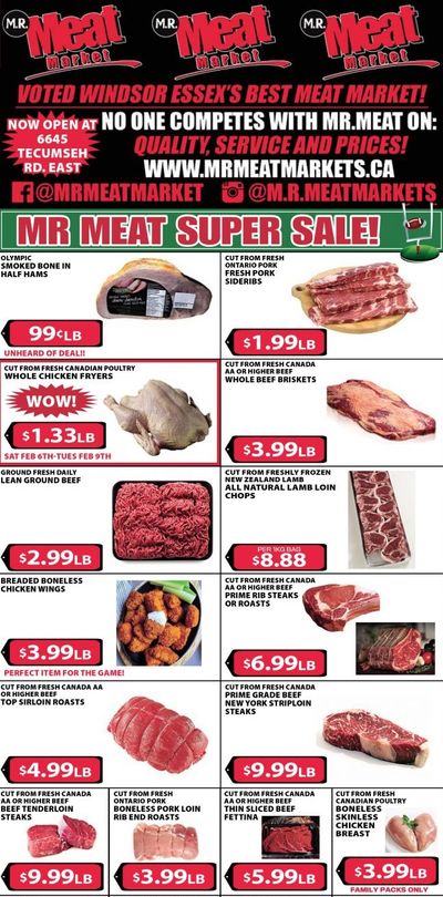 M.R. Meat Market Flyer February 6 to 13