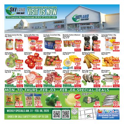Skyland Food Mart Flyer January 31 to February 6