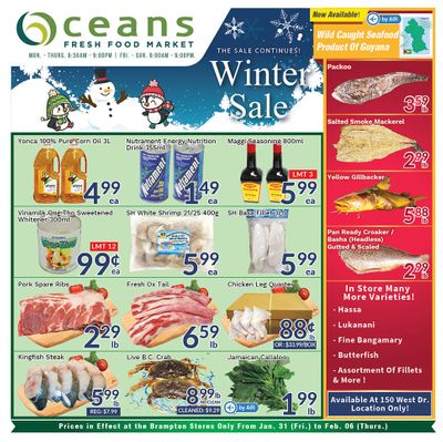 Oceans Fresh Food Market (Brampton) Flyer January 31 to February 6