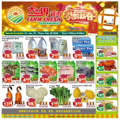 Farm Fresh Supermarket Flyer January 31 to February 6