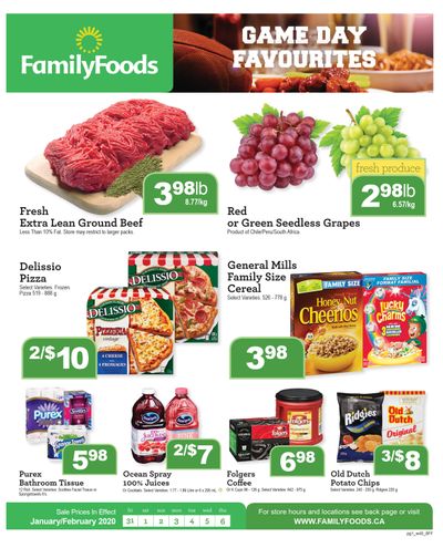 Family Foods Flyer January 31 to February 6