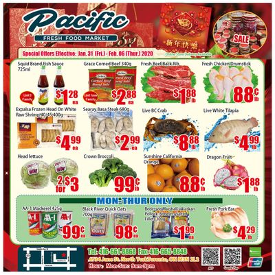 Pacific Fresh Food Market (North York) Flyer January 31 to February 6