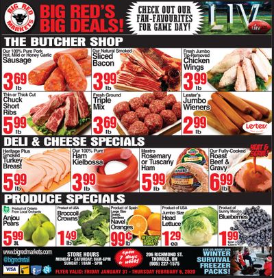 Big Red Markets Flyer January 31 to February 6