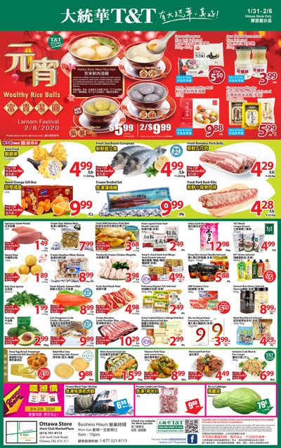 T&T Supermarket (Ottawa) Flyer January 31 to February 6
