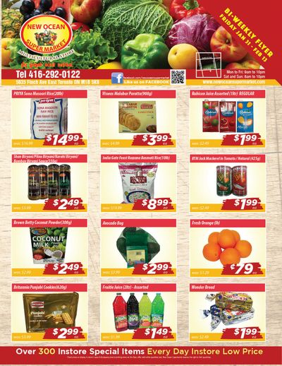 New Ocean Supermarket Flyer January 31 to February 13