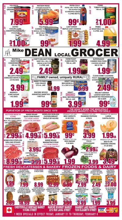 Mike Dean's Super Food Stores Flyer January 31 to February 6