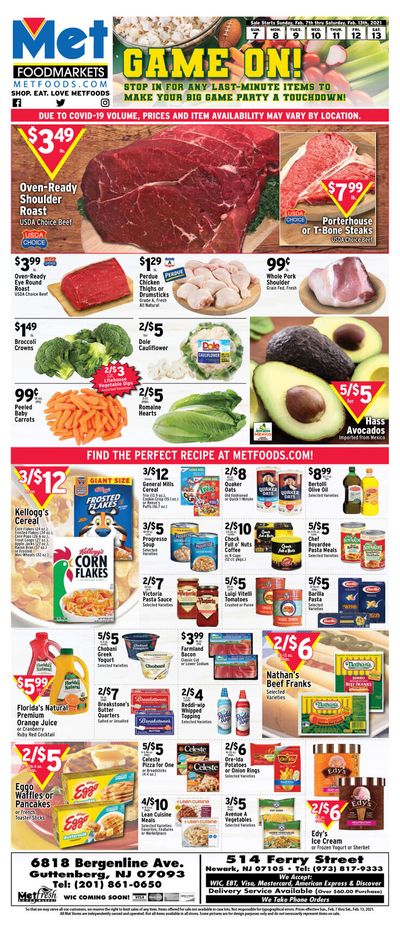 Met Foodmarkets Weekly Ad Flyer February 7 to February 13, 2021