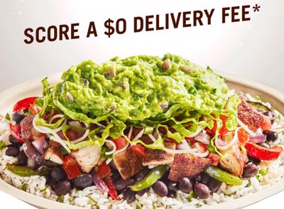 Receive a $0 Delivery Fee on February 7 With In-app and Online Chipotle Orders Over $10