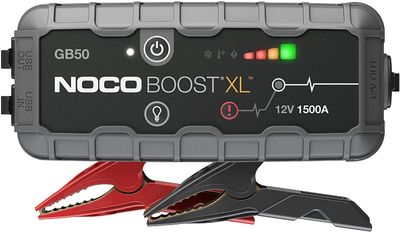 NOCO Boost XL GB50 1500 Amp 12-Volt UltraSafe Portable Lithium Jump Starter Box On Sale for $ 184.70 at Amazon Canada NOCO Boost XL GB50 1500 Amp 12-Volt UltraSafe Portable Lithium Jump Starter Box On Sale for $ 184.70 at Amazon Canada