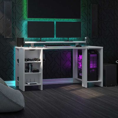Bestar 152.4 cm (60 in.) Electra Gaming Desk, White On Sale for $ 299.99 at Costco Canada
