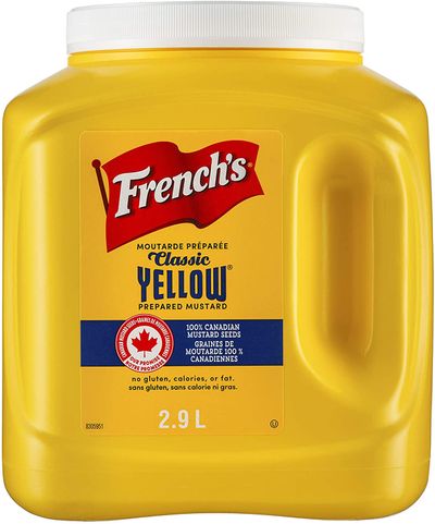 French's, Classic Yellow Mustard, 2.9L On Sale for $ 6.77 at Amazon Canada