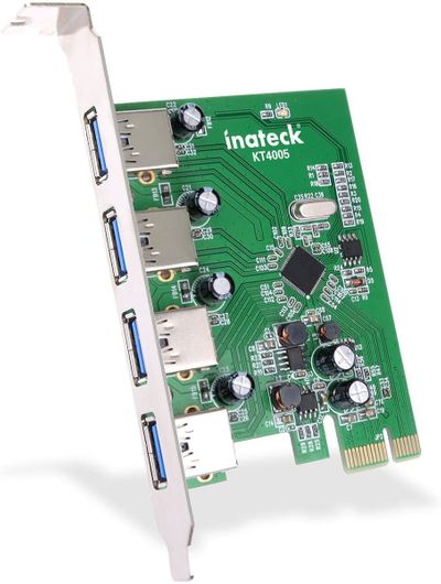  Inateck 4 Ports PCI-E to USB 3.0 Expansion Card Interface USB 3.0 4-Port Express Card Desktop On Sale for $ 15.99 at Amazon Canada