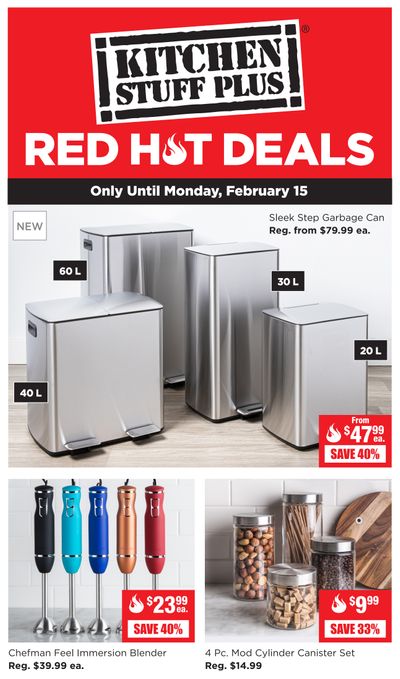Kitchen Stuff Plus Red Hot Deals Flyer February 8 to 15