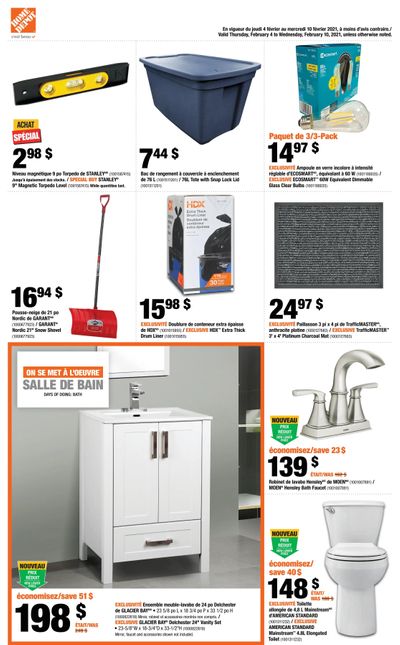 Home Depot (QC) Flyer February 4 to 10