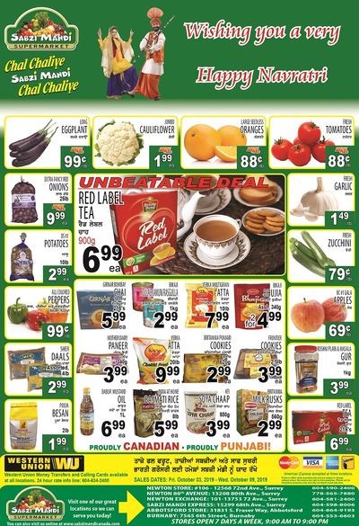 Sabzi Mandi Supermarket Flyer October 4 to 9