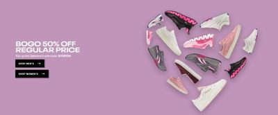 Reebok Canada Valentine’s Day Sale: Buy 1 Get 1 50% OFF Many Items with Coupon Code + More