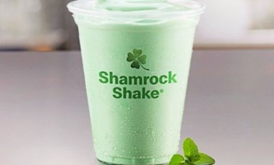 Shamrock Shake! at McDonald's Canada