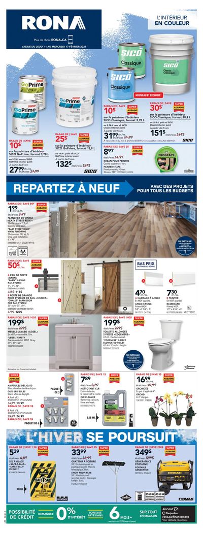Rona (QC) Flyer February 11 to 17