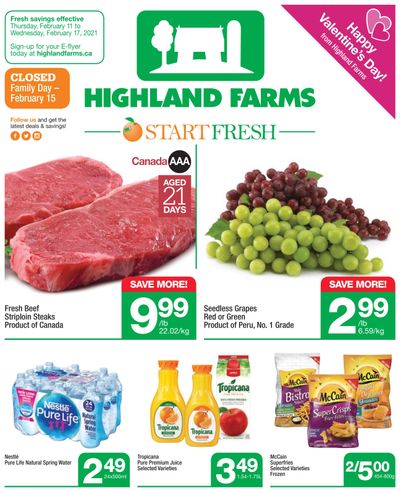 Highland Farms Flyer February 11 to 17