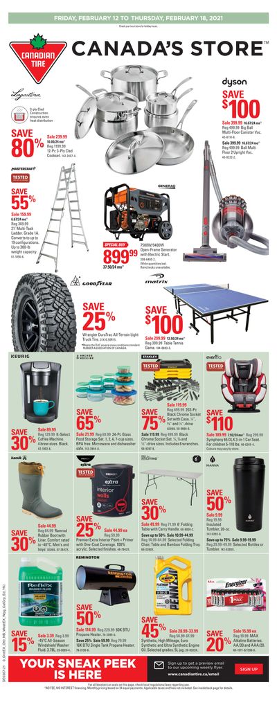 Canadian Tire (ON) Flyer February 12 to 18