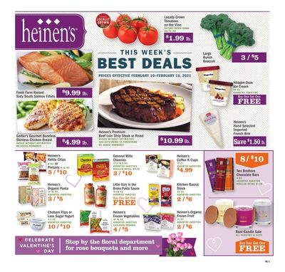 Heinen's Valentine's Day Sale Weekly Ad Flyer February 10 to February 16, 2021