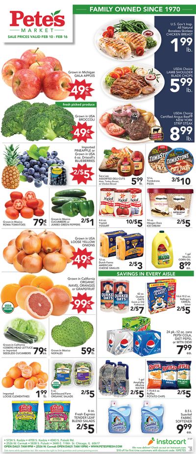 Pete's Fresh Market Weekly Ad Flyer February 10 to February 16, 2021