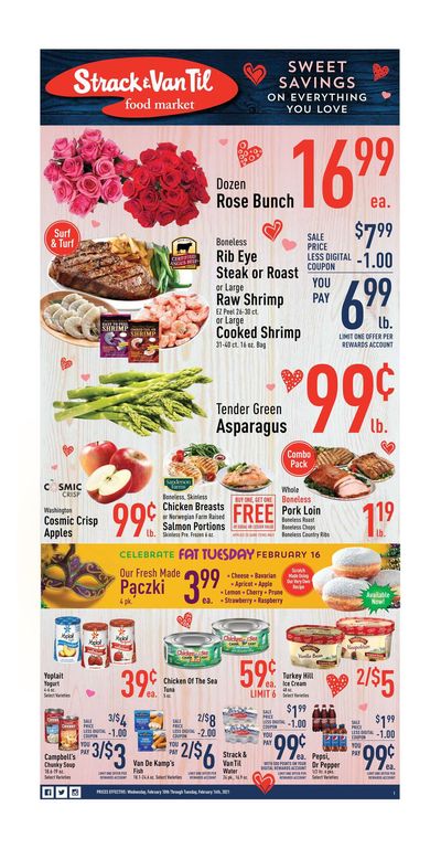 Strack & Van Til Valentine's Day Sale Weekly Ad Flyer February 10 to February 16, 2021