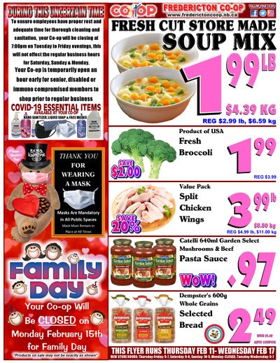 Fredericton Co-op Flyer February 11 to 17