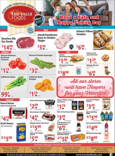 Tru Value Foods Flyer February 10 to 16